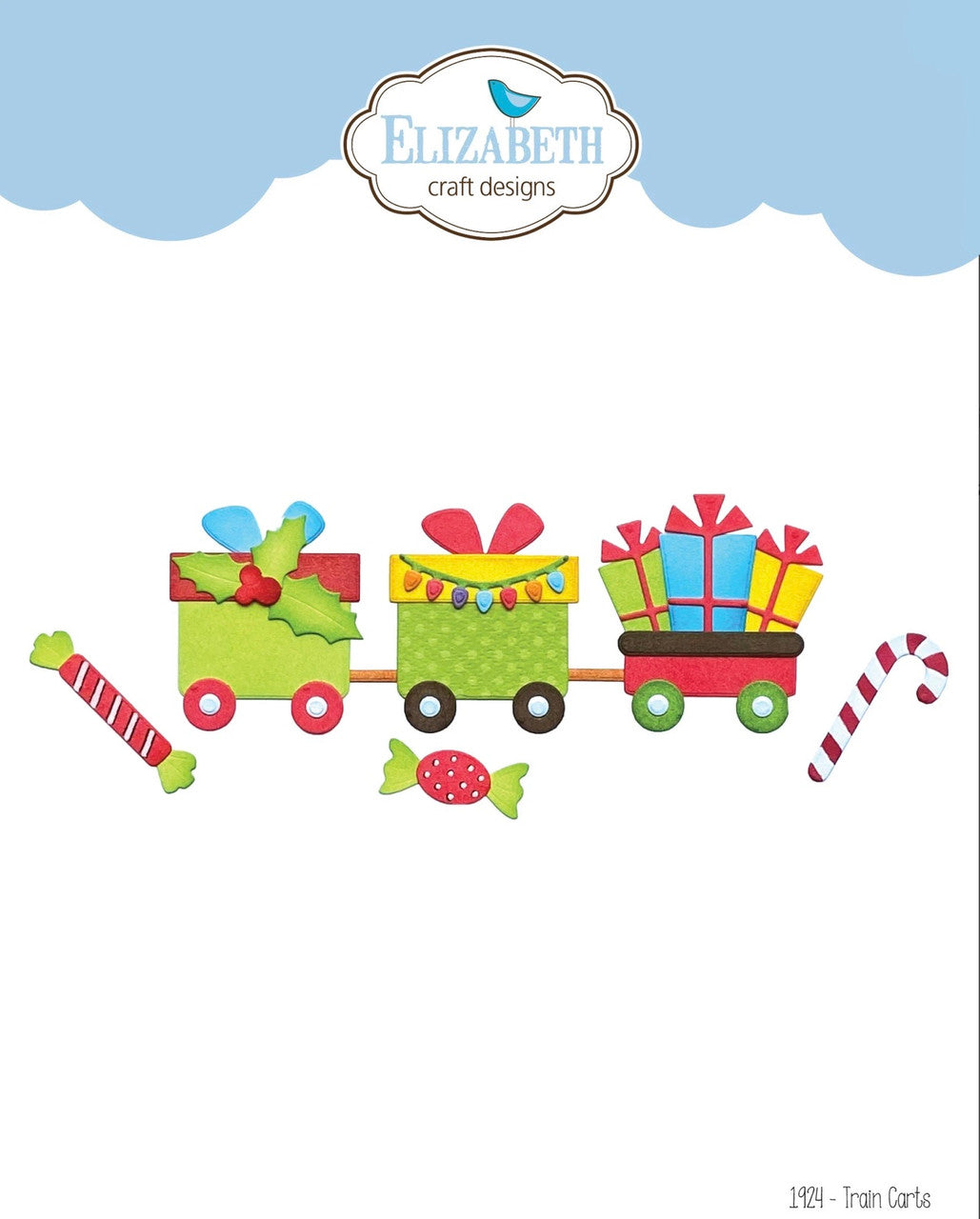 Elizabeth Craft Train Carts Die
